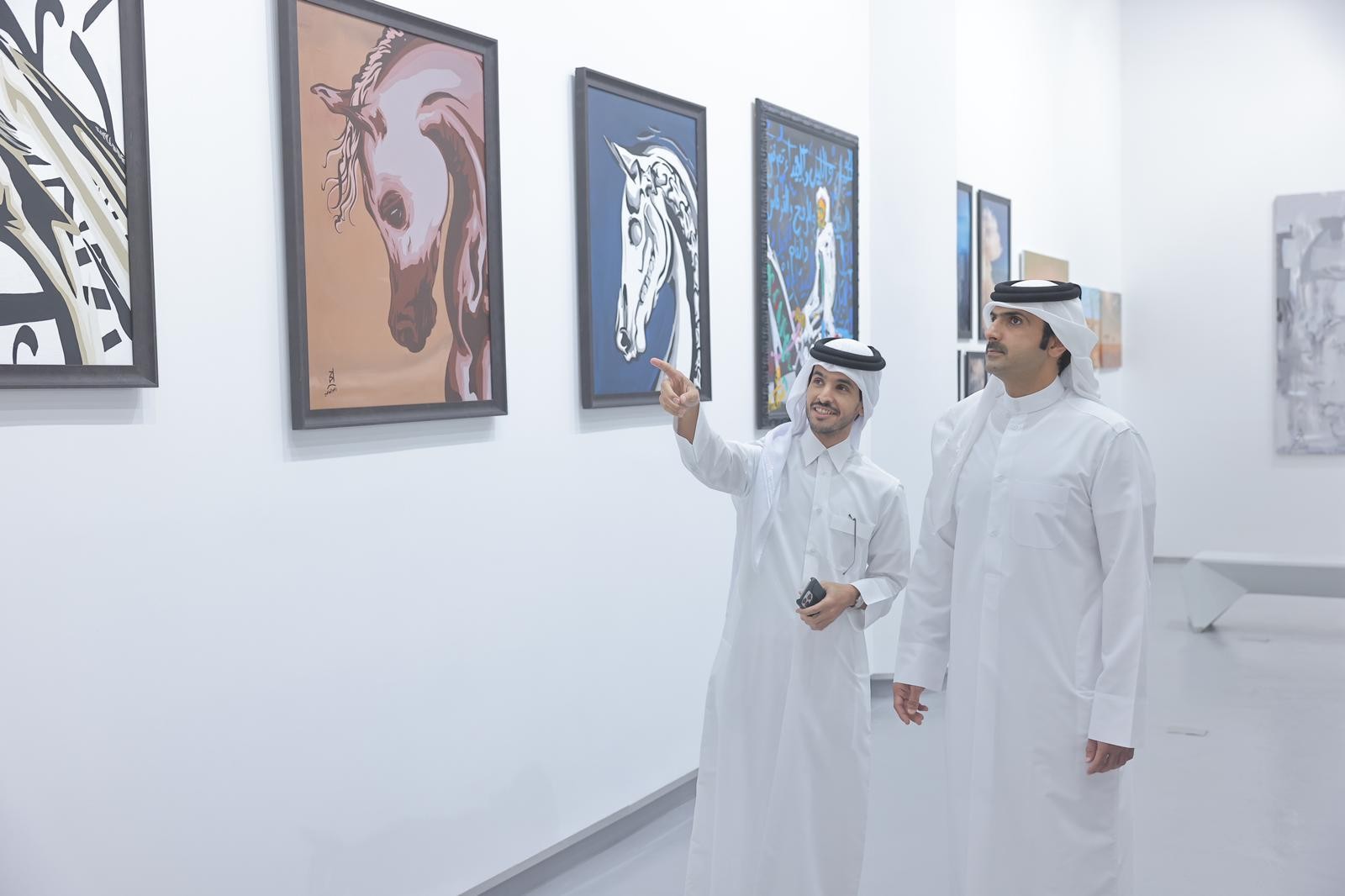 Minister of Culture Inaugurates "A M Gallery" in Lusail City