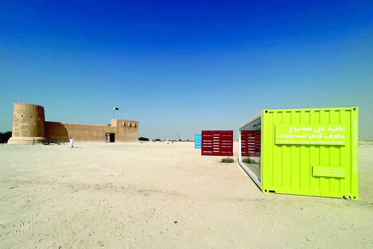 QM Unveils Second Part of "A Sneak Peek at Qatar Auto Museum Project" at Al Zubarah Fort