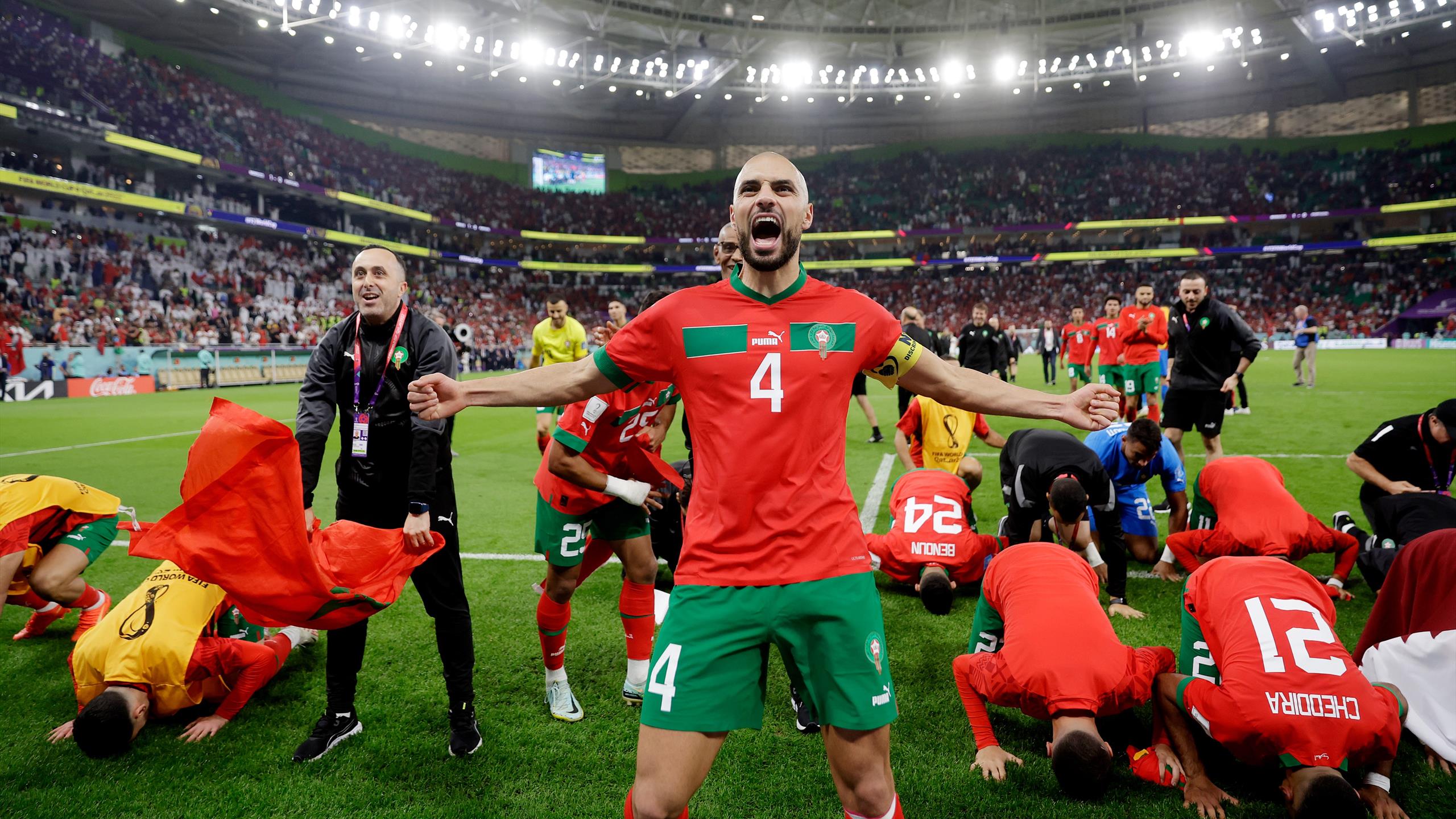 Morocco Advance to Semi-Finals, Recording Biggest Arab Achievement in History