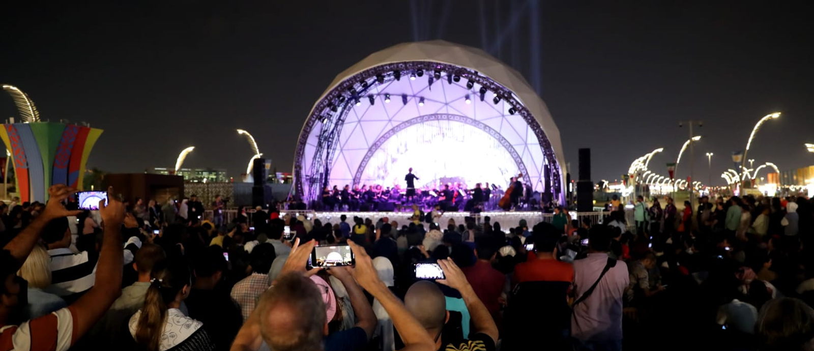 World Cup Fans Captivated as QPO Holds Football Music Performance