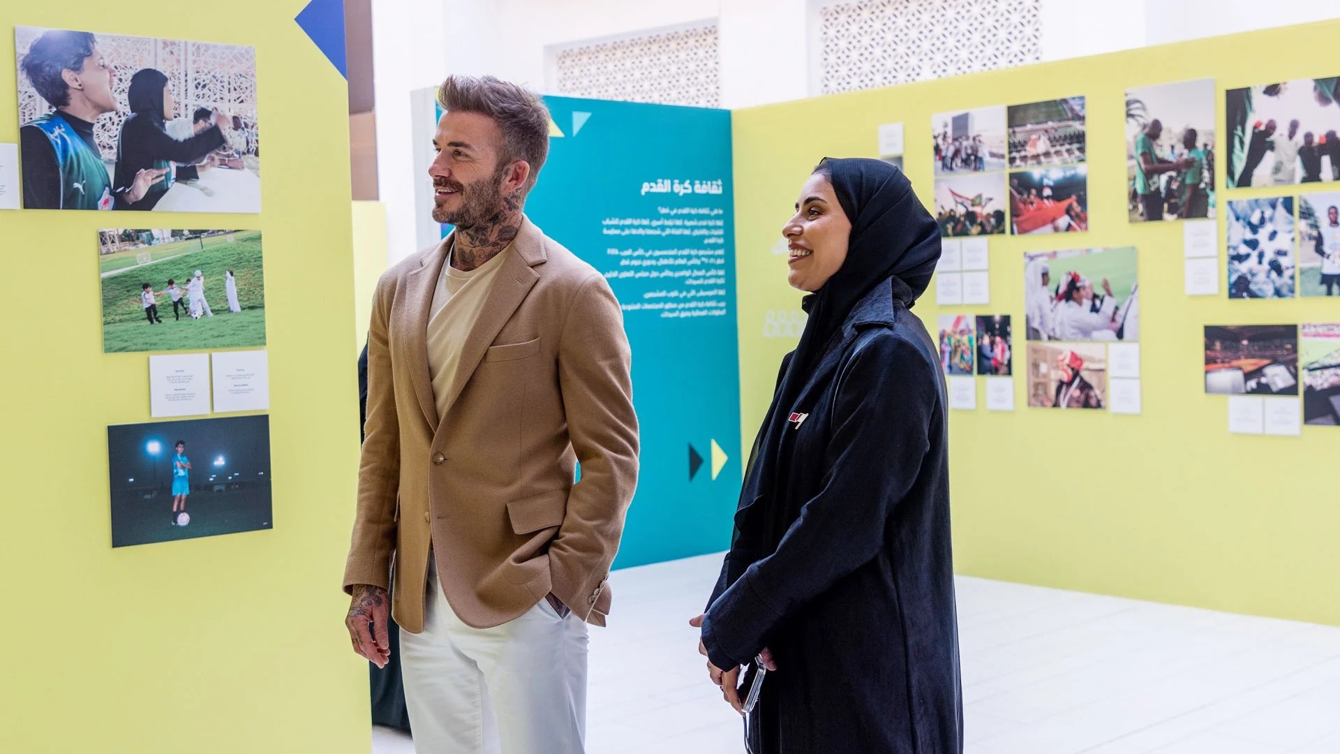 Beckham Praises Qatar Foundation's Accessibility Services to People with Disabilities