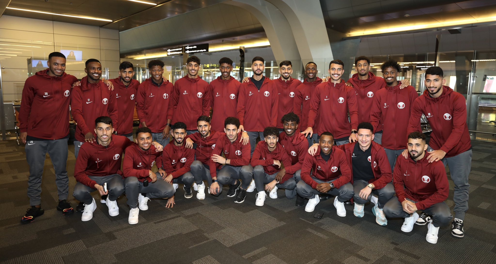 Qatar Football Team Arrives in Basra