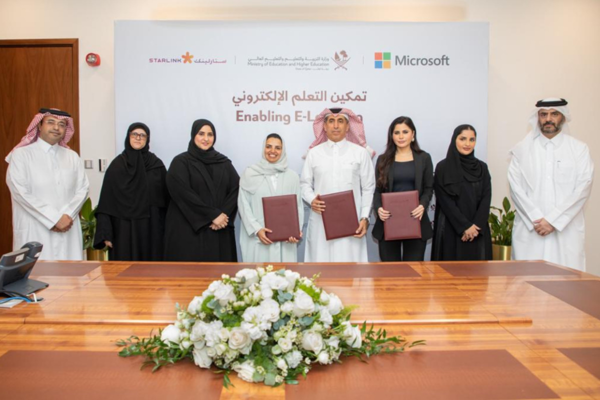 MOEHE Signs MoU with Microsoft, Starlink to Promote Technology in Education