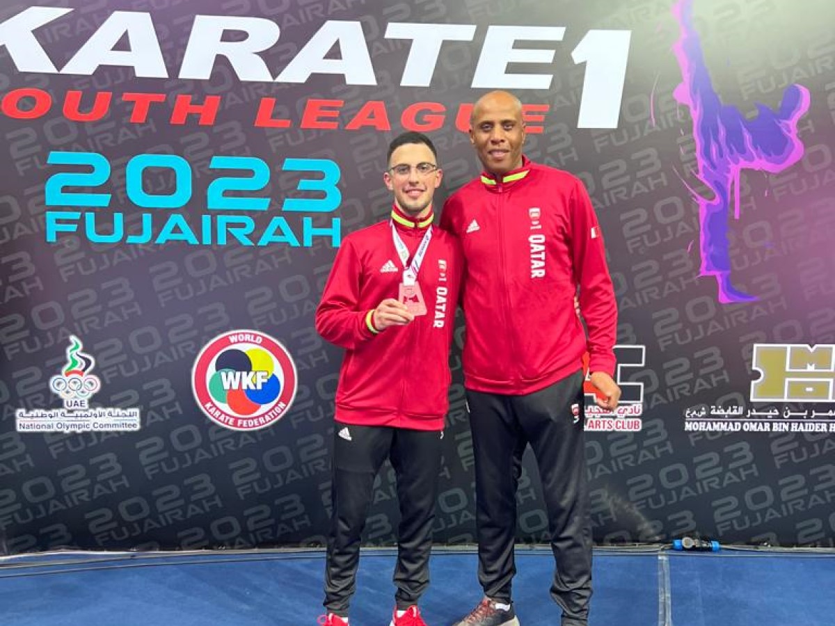 Qatar Wins Bronze Medal in 2023 Karate 1-Youth League