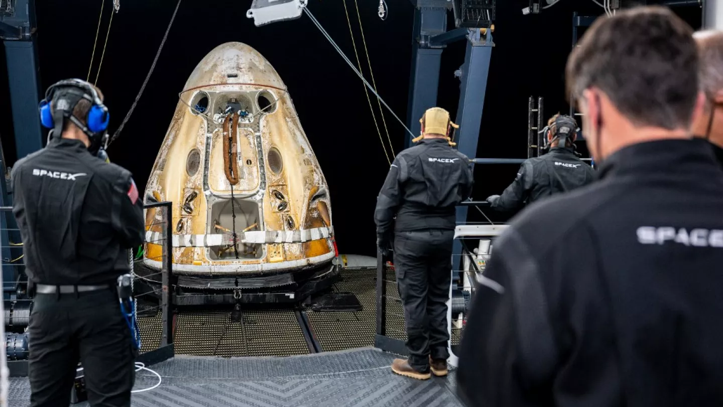 NASA Announces Return of Crew Dragon Capsule After ISS Mission