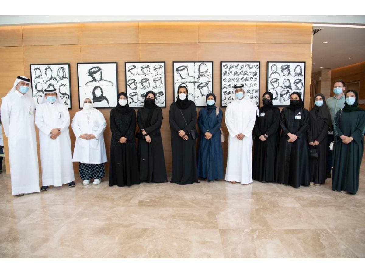 Qatar Museums Chairperson, Minister of Public Health Inaugurate Artworks in HMC Hospitals