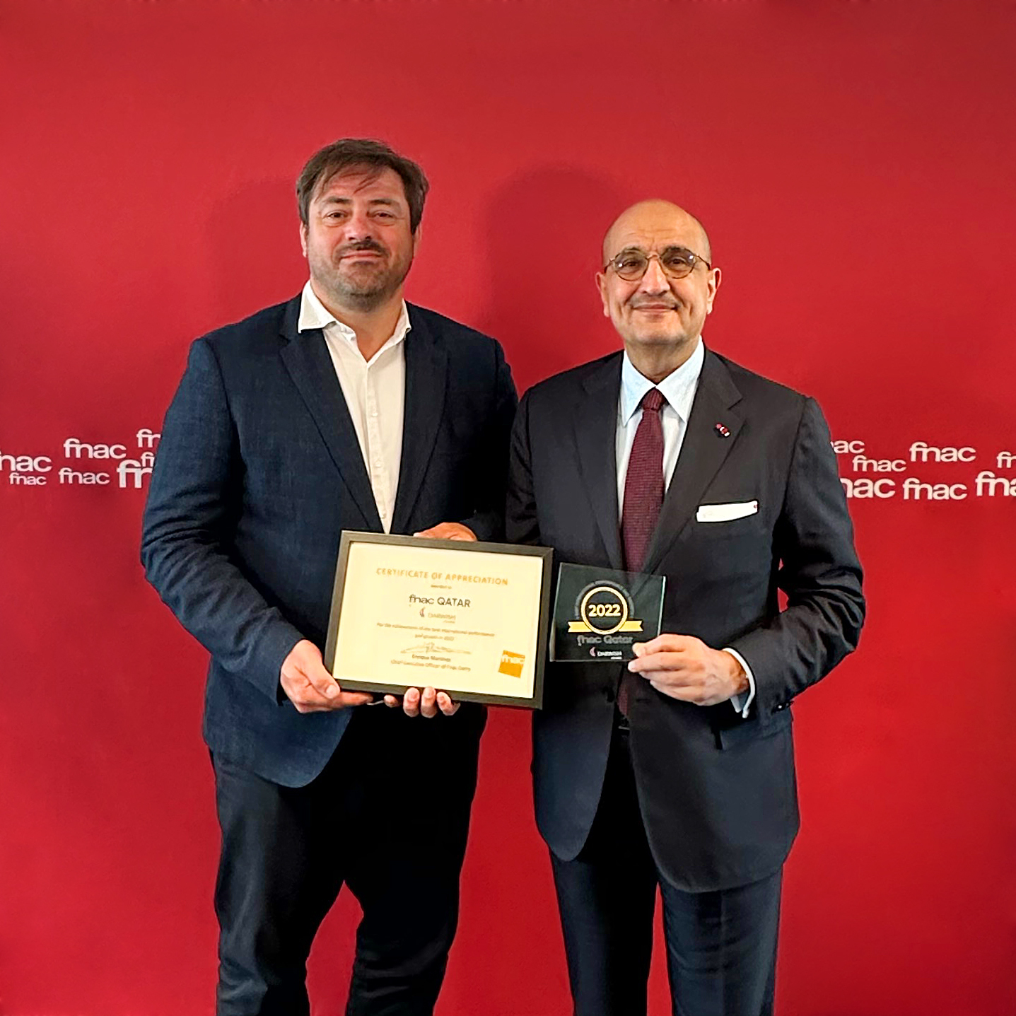 For the second time, Fnac Darty Group recognizes Fnac Qatar for “Best International Performance and Growth”