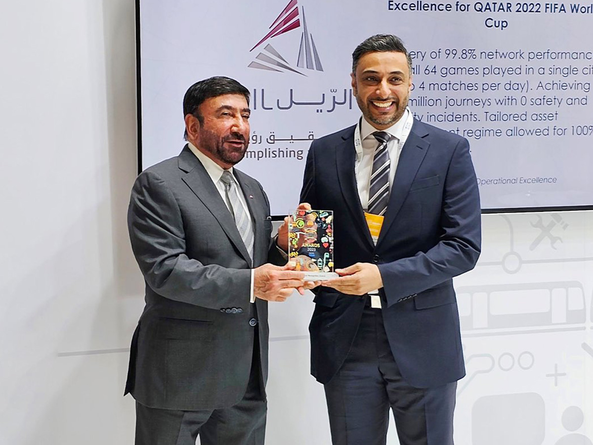 Qatar Rail Receives Special Recognition Award by UITP