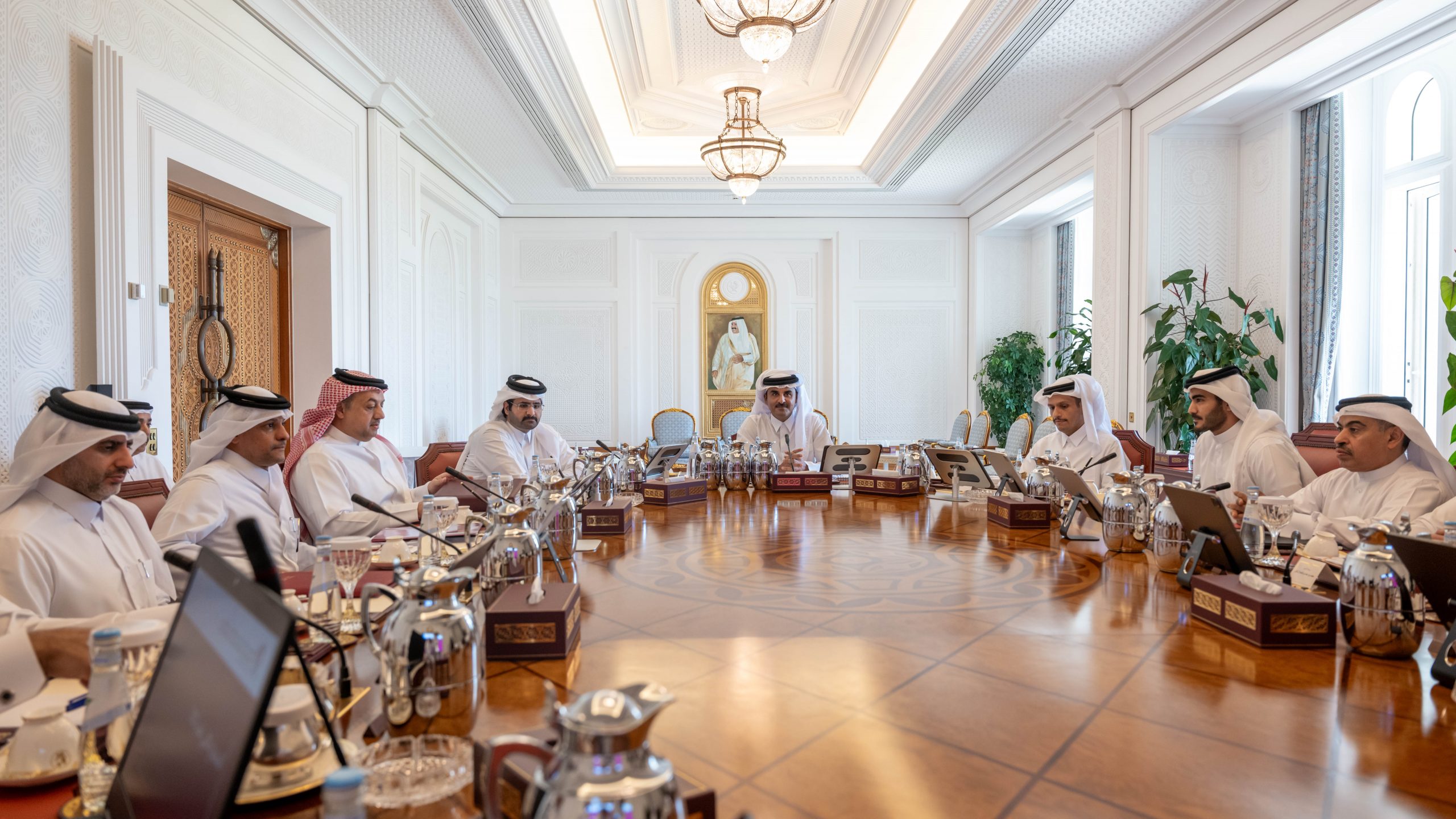 HH the Amir Chairs Supreme Council for Economic Affairs and Investment Second Meeting of 2023