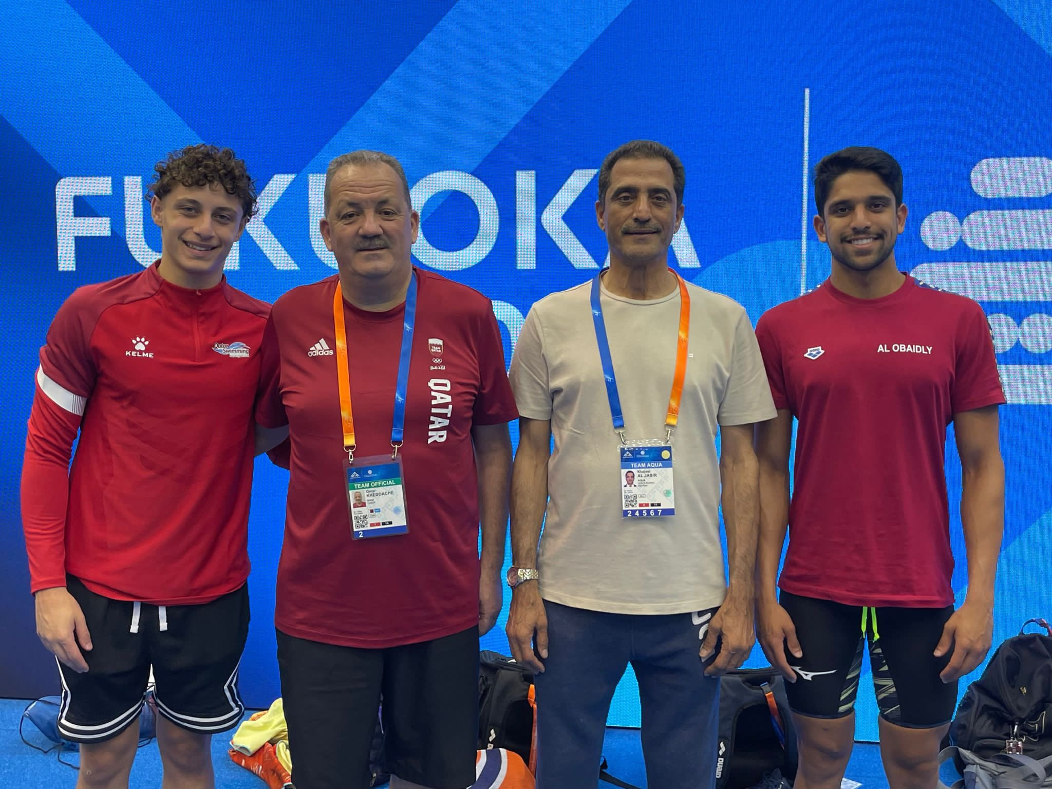 Qatar Swimming Team Participate in World Aquatics Championships in Japan