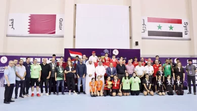 Team Qatar Bag Three Colored Medals in Arab Table Tennis Championship