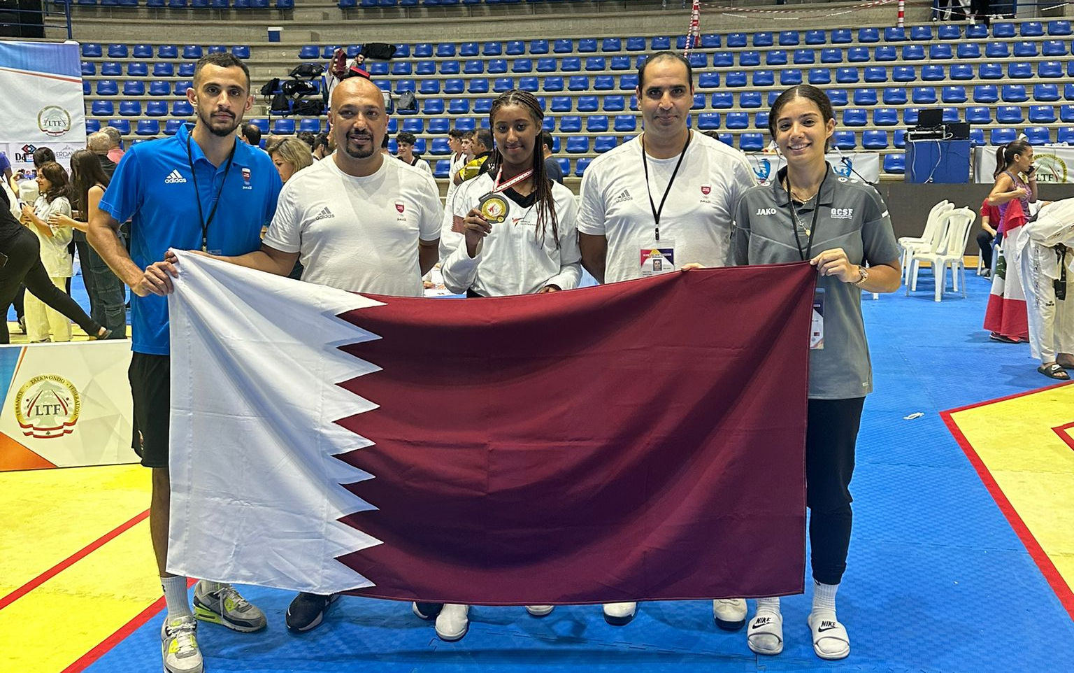 Qatar Wins Gold Medal in 2023 Beirut Open Taekwondo Tournament