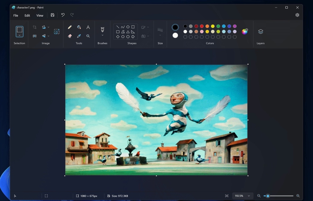 Microsoft Adds New Features to Edit Images in Paint Program
