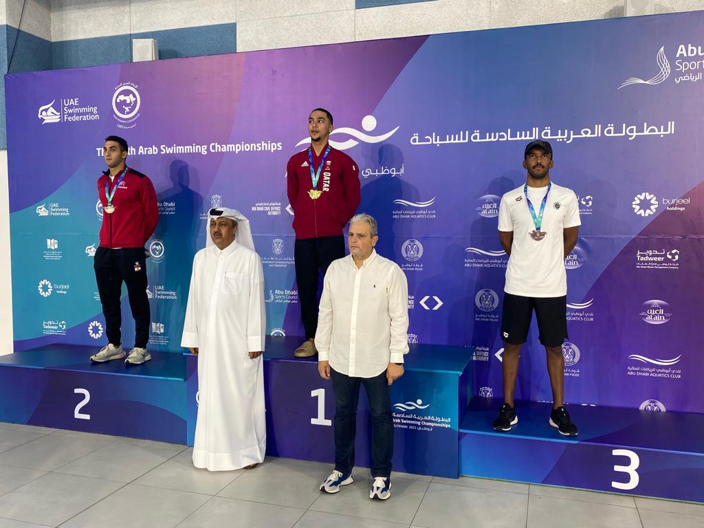 Qatar Team Wins New Medals in Arab Swimming Championship in Abu Dhabi