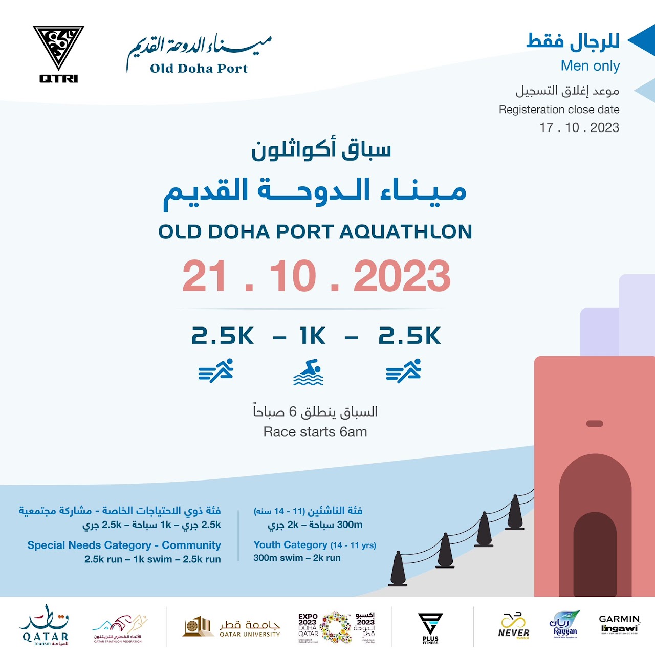 Old Doha Port Triathlon 2023