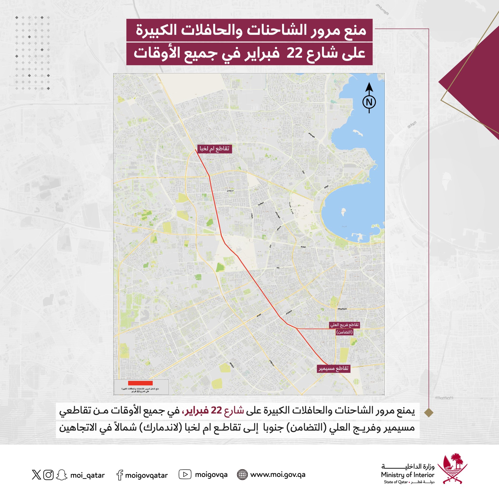 New Doha Traffic Rules for Trucks and Buses