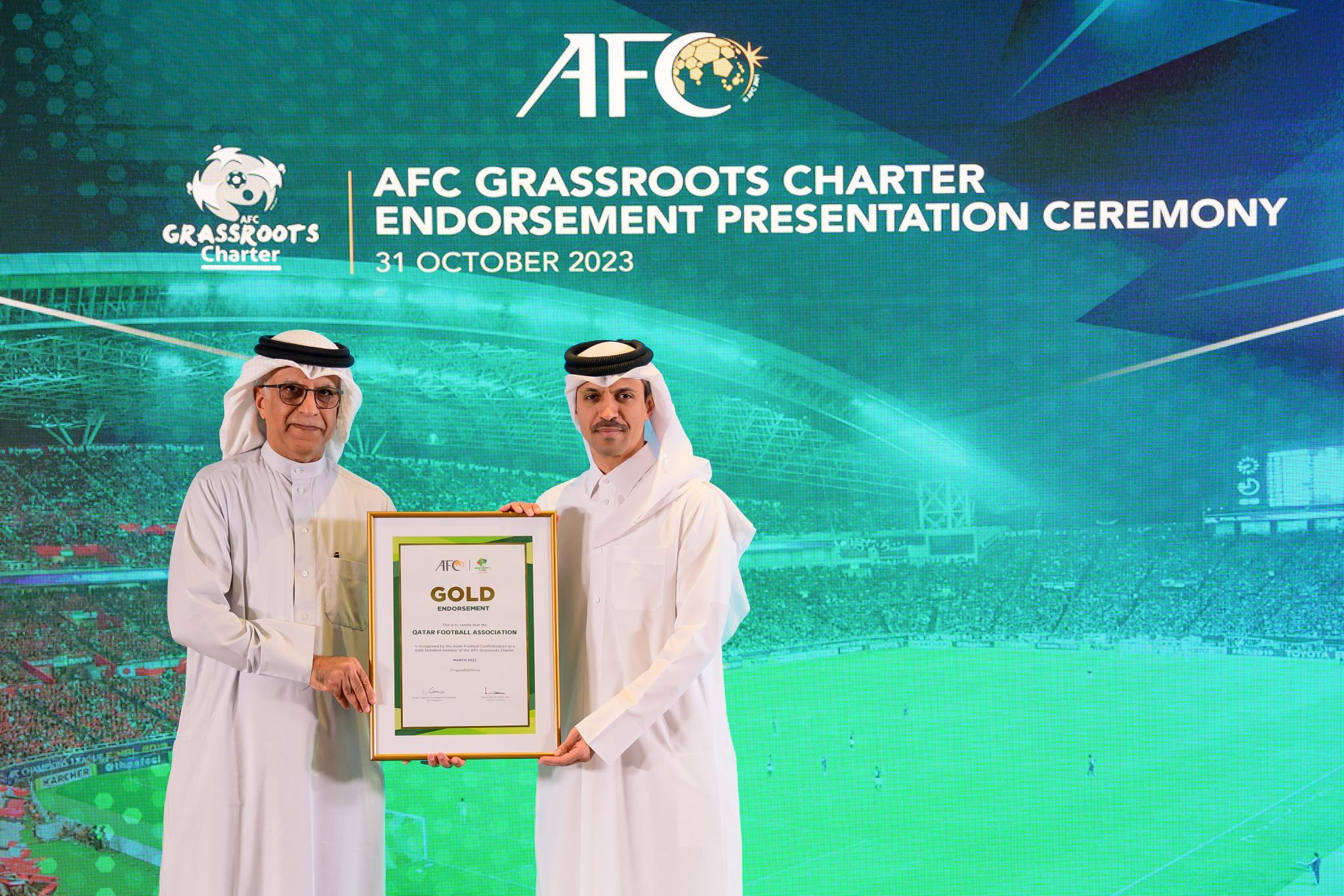 QFA Wins Asian Football Confederation's Coaching Convention Award