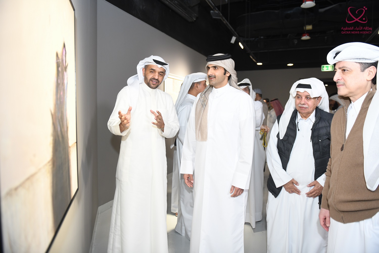 Minister of Culture Opens Gulf Art Gallery 6x6 in Katara