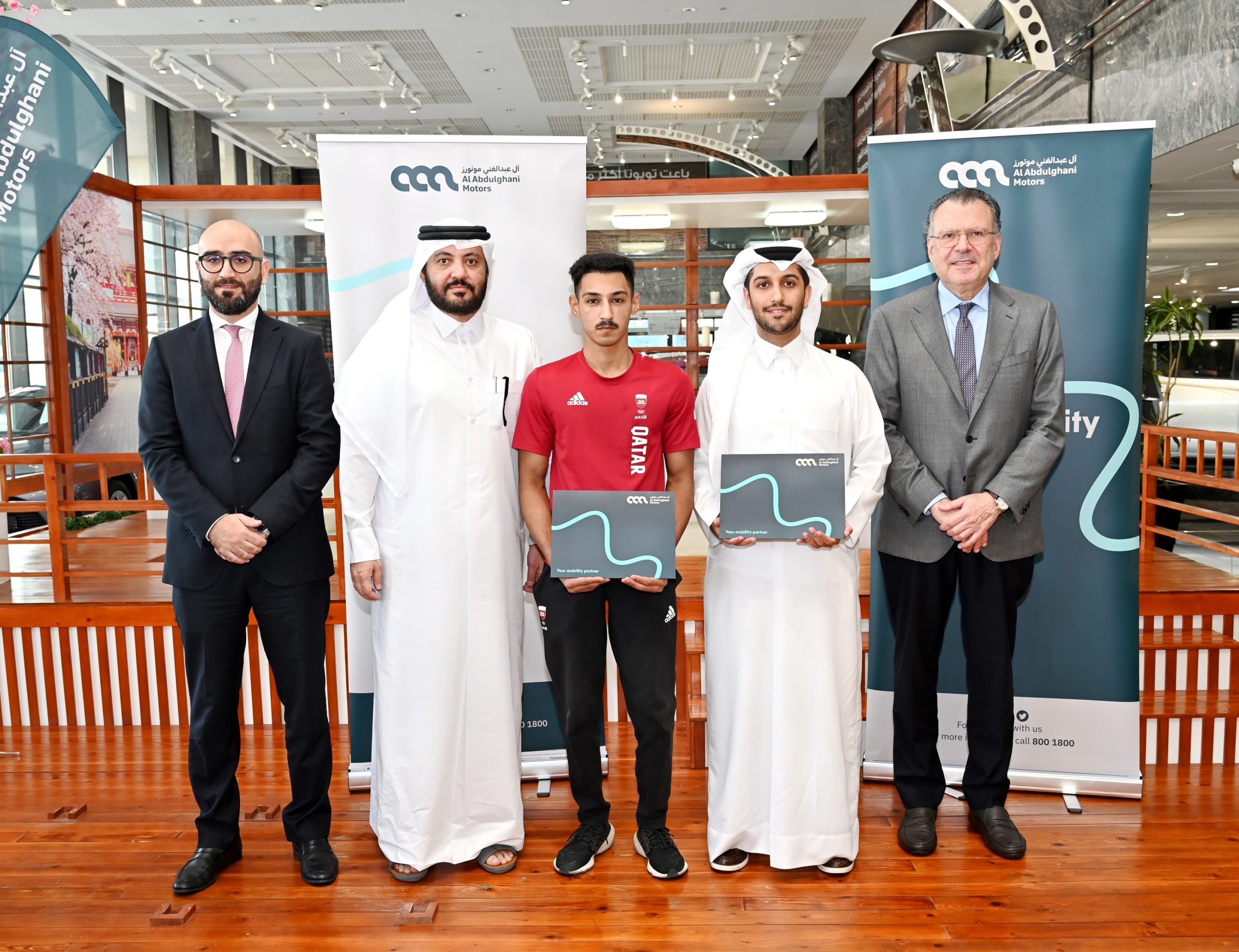 Al Abdulghani Motors welcomes sports champion Ali Radi Arshid to join the global “Start Your Impossible” initiative
