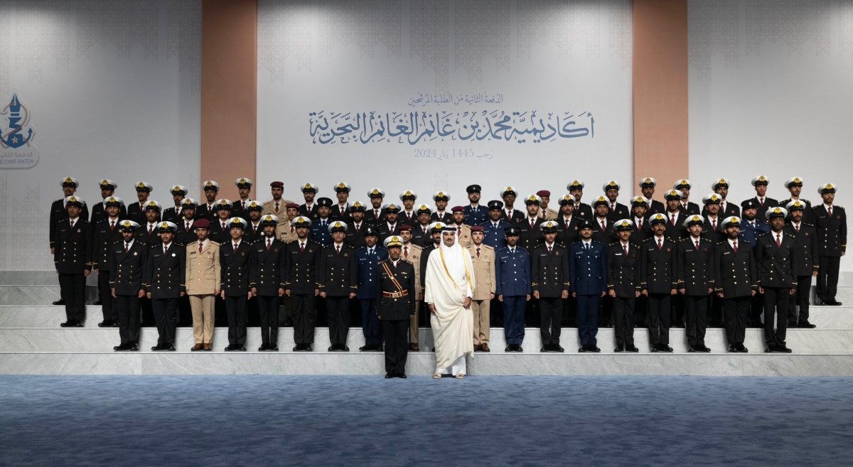 HH the Amir Congratulates Security and Military Colleges Graduates