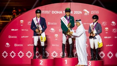 Saudi Rider Abdullah Al Sharbatly Wins Grand Prix Title of Tour 3 of Doha International Equestrian Tour