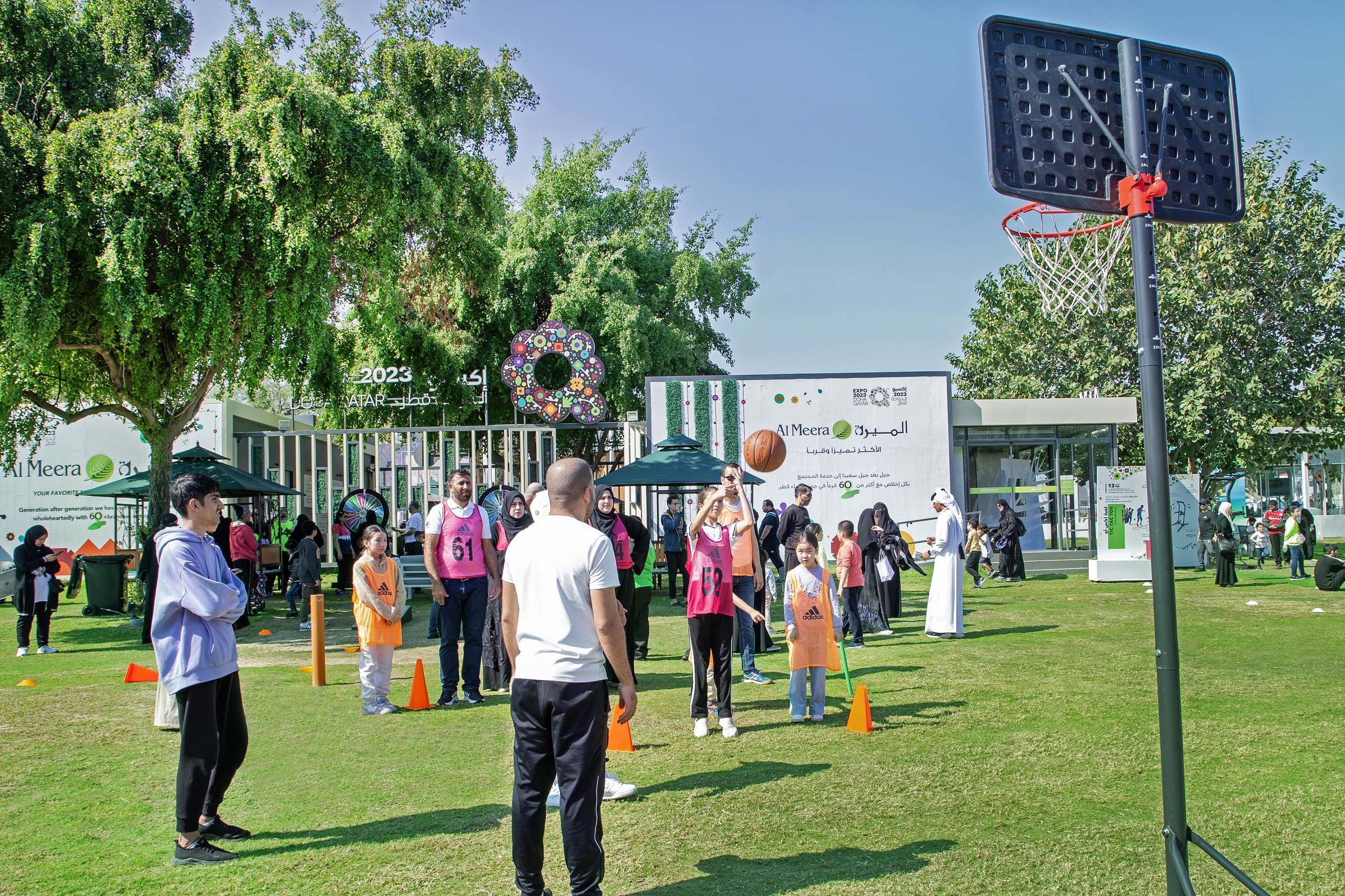 احتفالاً باليوم الرياضي للدولة، الميرة تنظّم مجموعة متنوّعة من الفعاليات لمختلف الفئات العمرية بمعرض إكسبو الدوحة