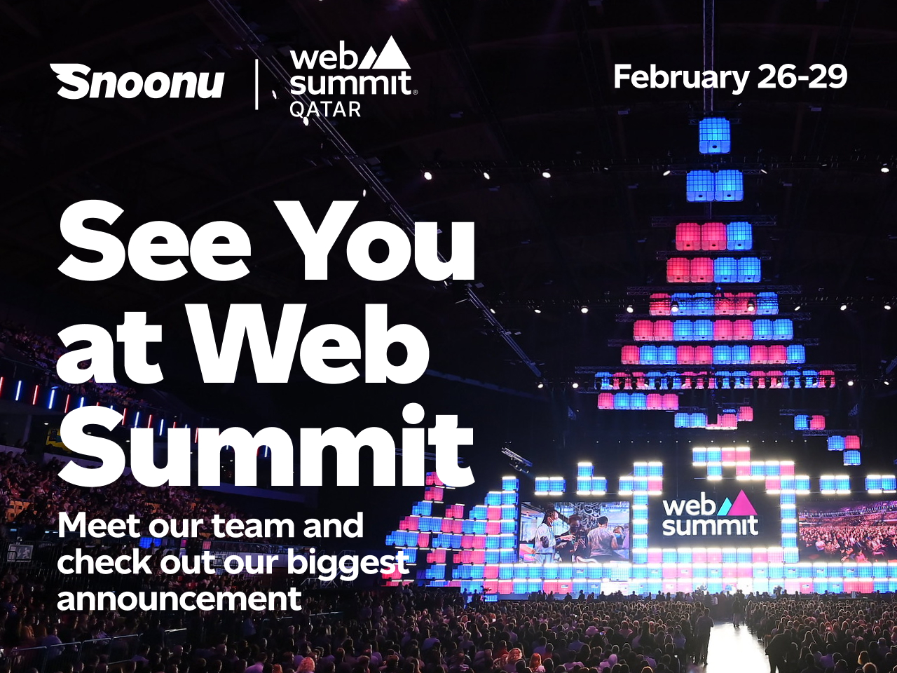Snoonu, Qatar’s leading tech company, showcases national tech leaders at Web Summit with over 80 Engineers and product Experts across more than 7 workshops