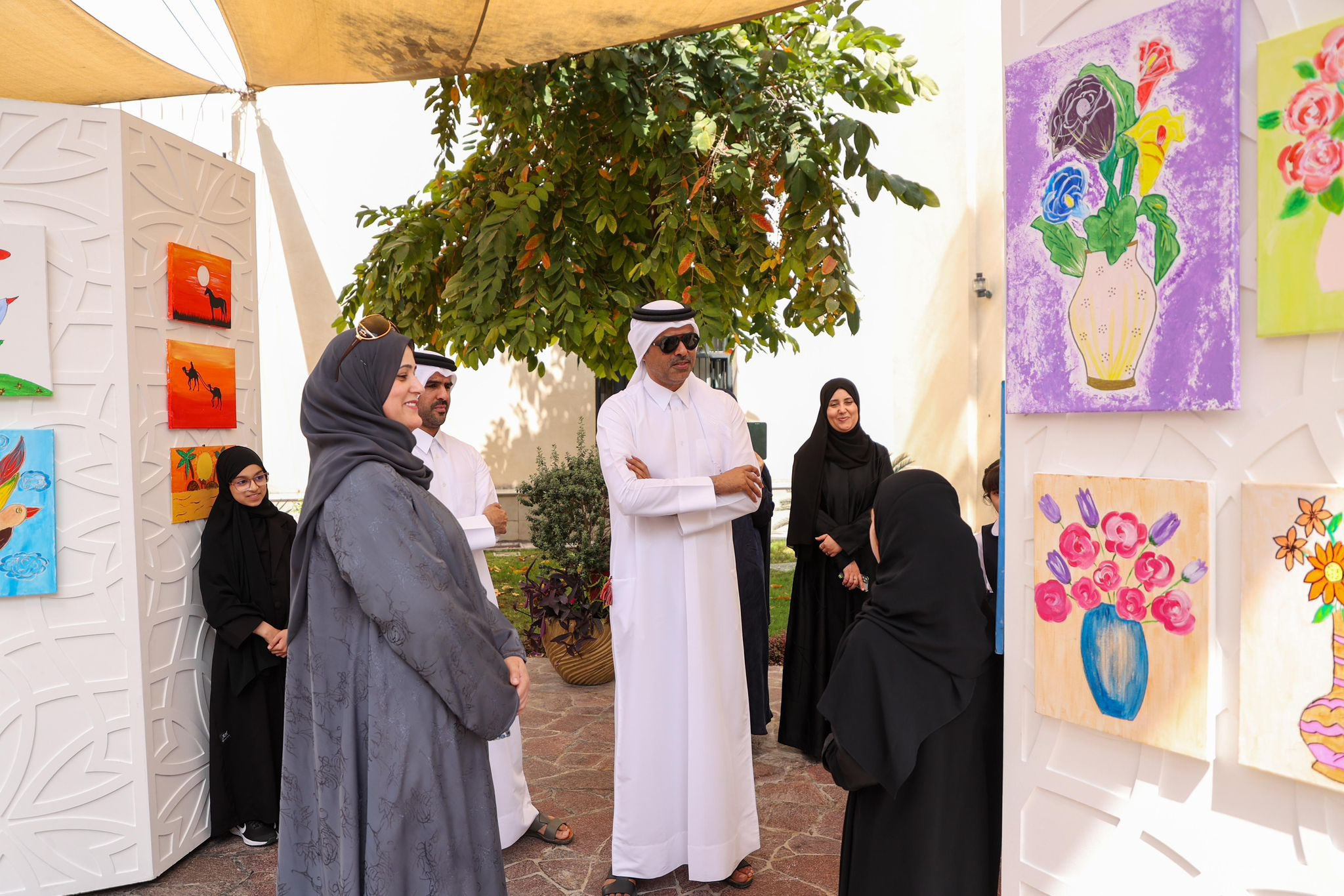 "Flowers and Colors" Exhibition Opens at Katara