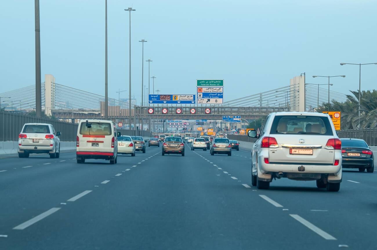 Traffic closure on the Sabah Al Ahmad Corridor