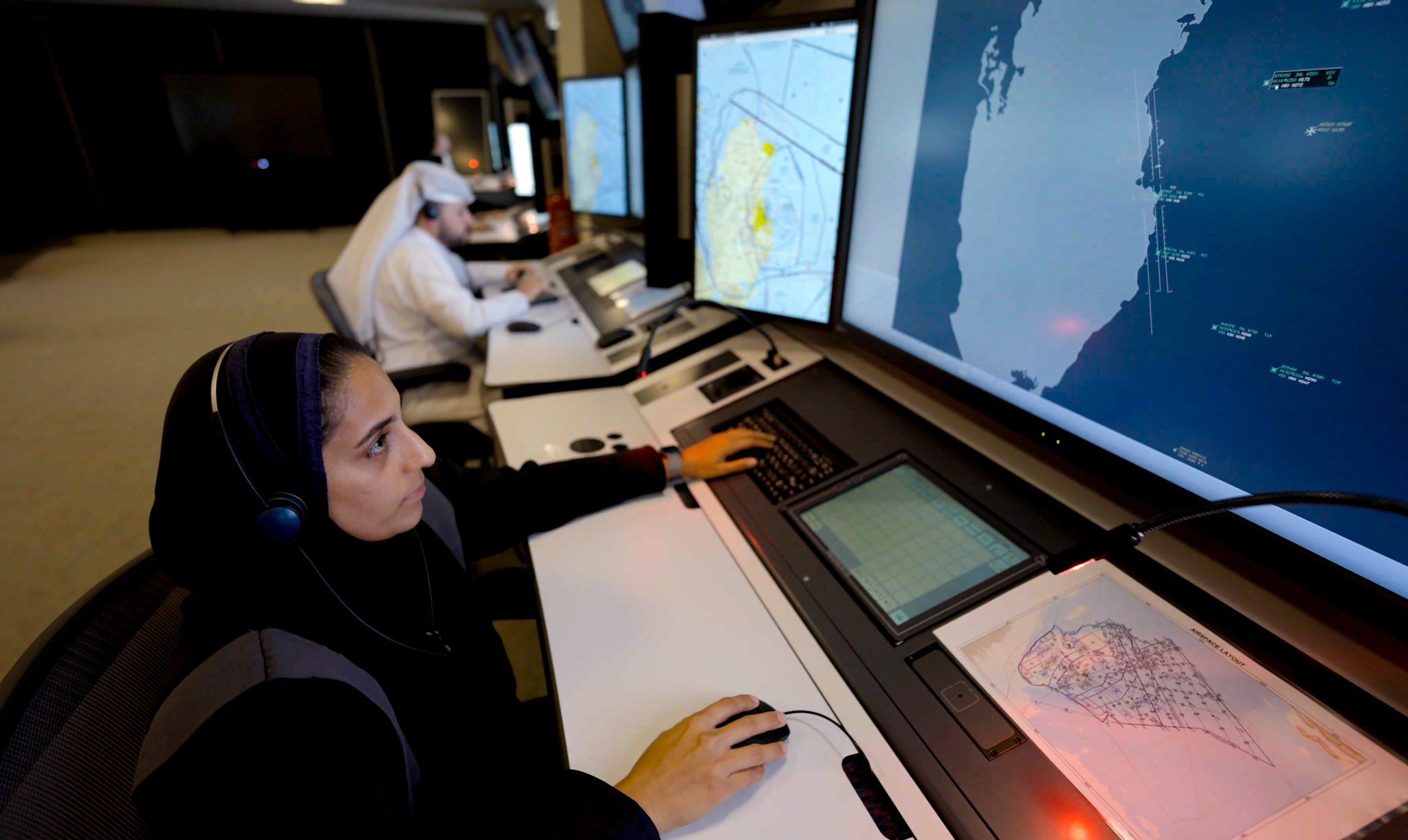 QCAA Equips Qatar Air Traffic Control Center in Preparation to Activate its Tasks in Managing the Region