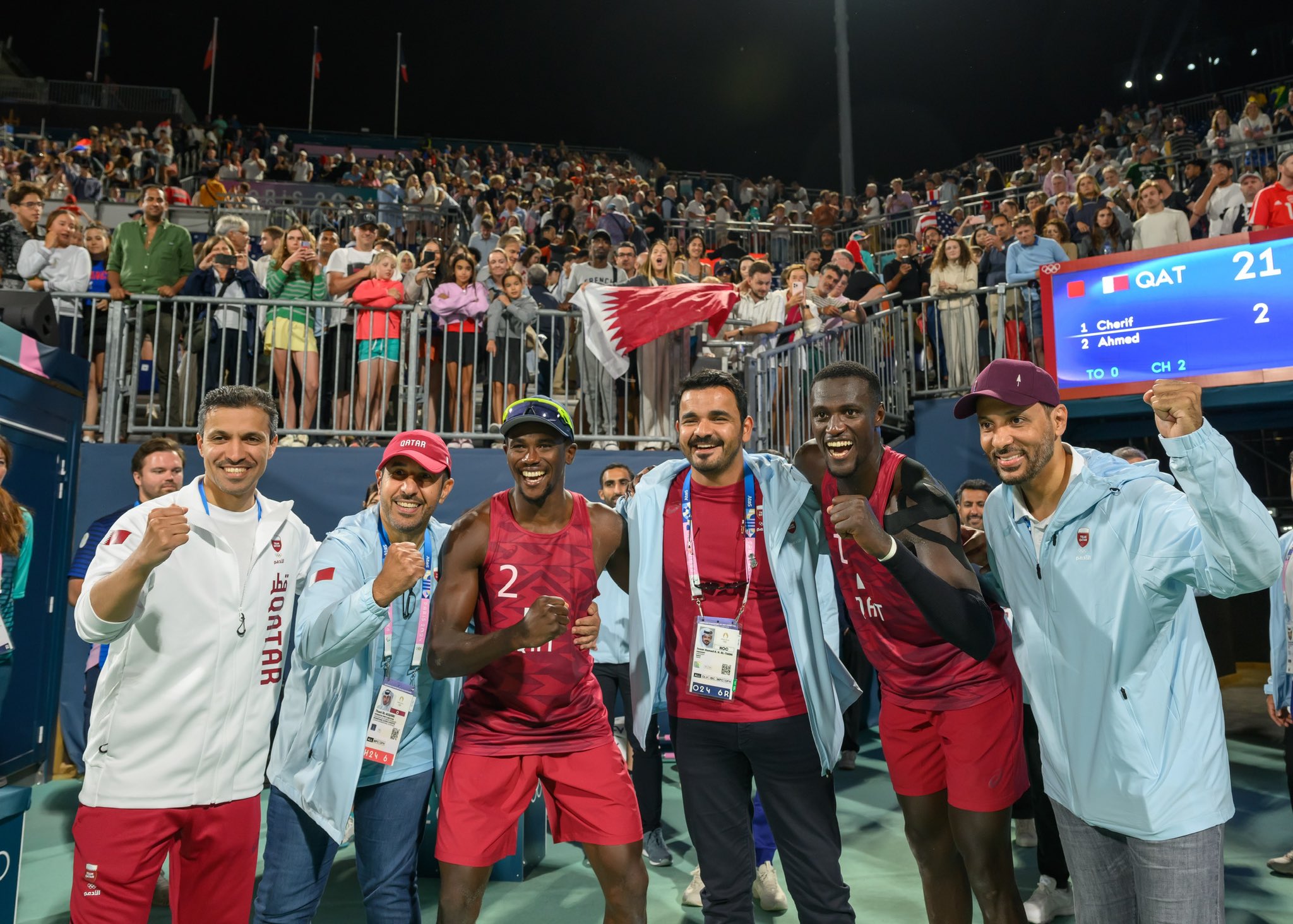 Qatar Beach Volleyball Team Advances to Olympic Semifinals