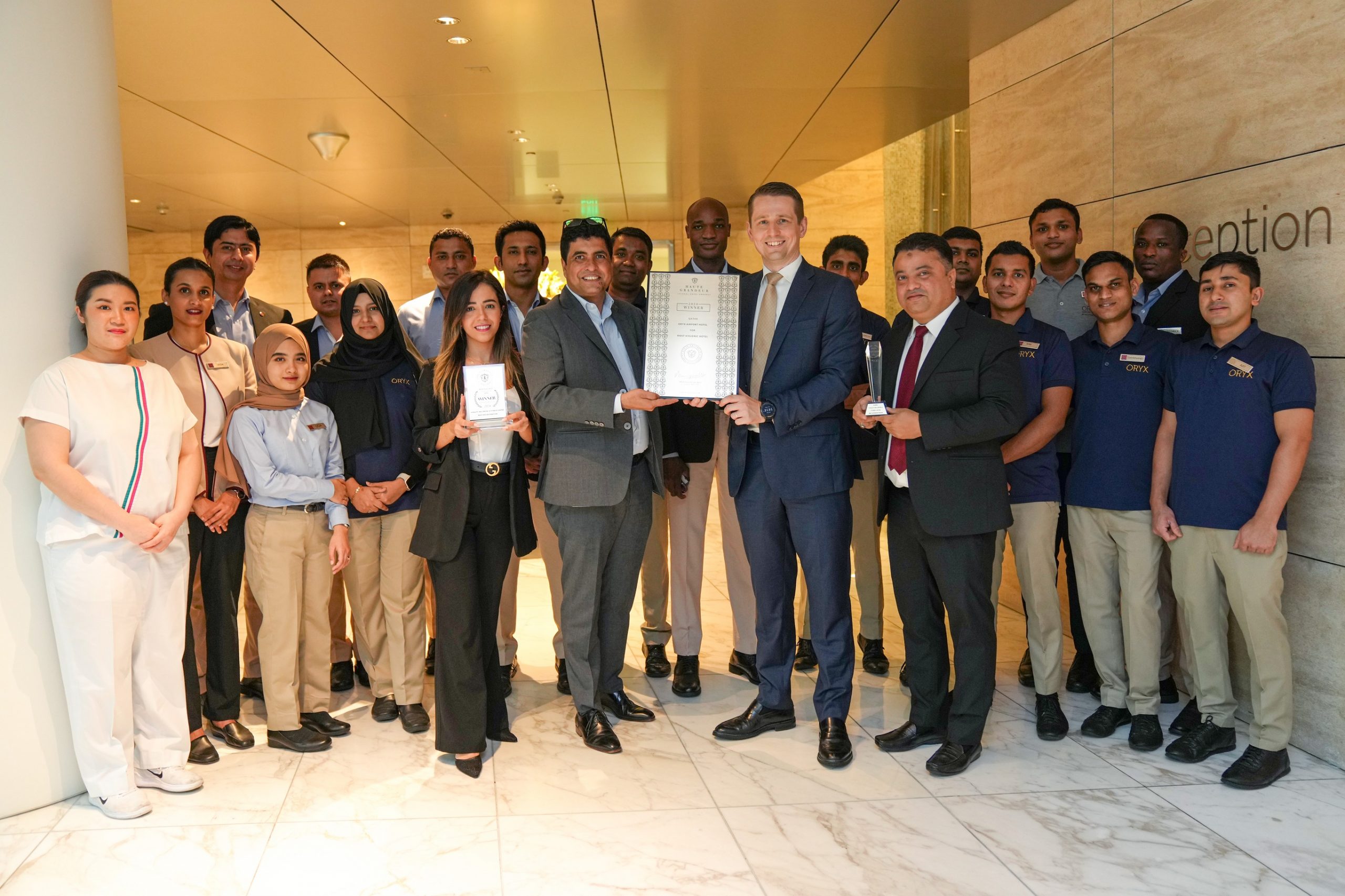 HIA’s Oryx Airport Hotel Received Five Accolades by Haute Grandeur Hotel Awards