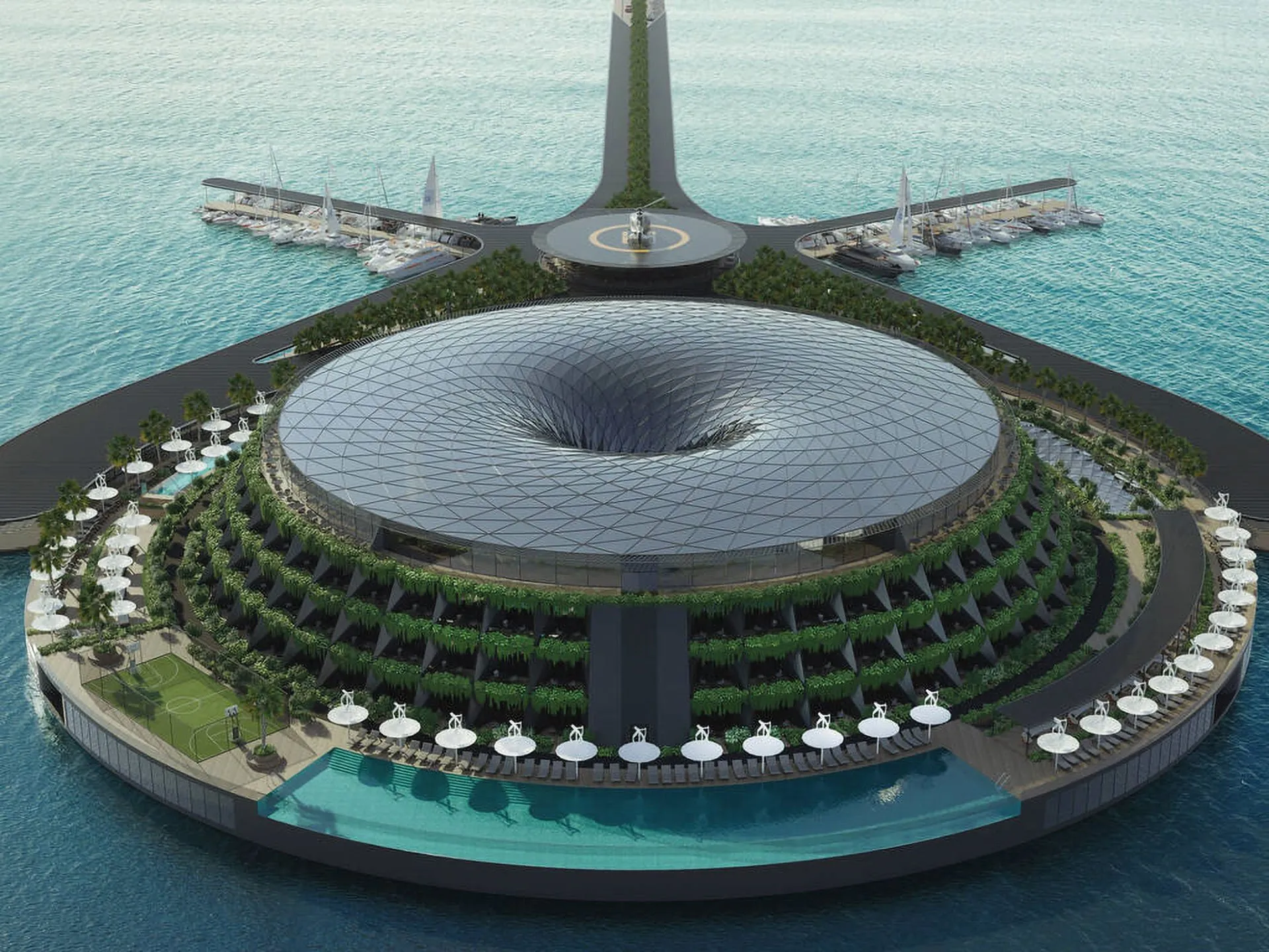 Qatar Introduces World’s First Self-Sufficient Floating Hotel