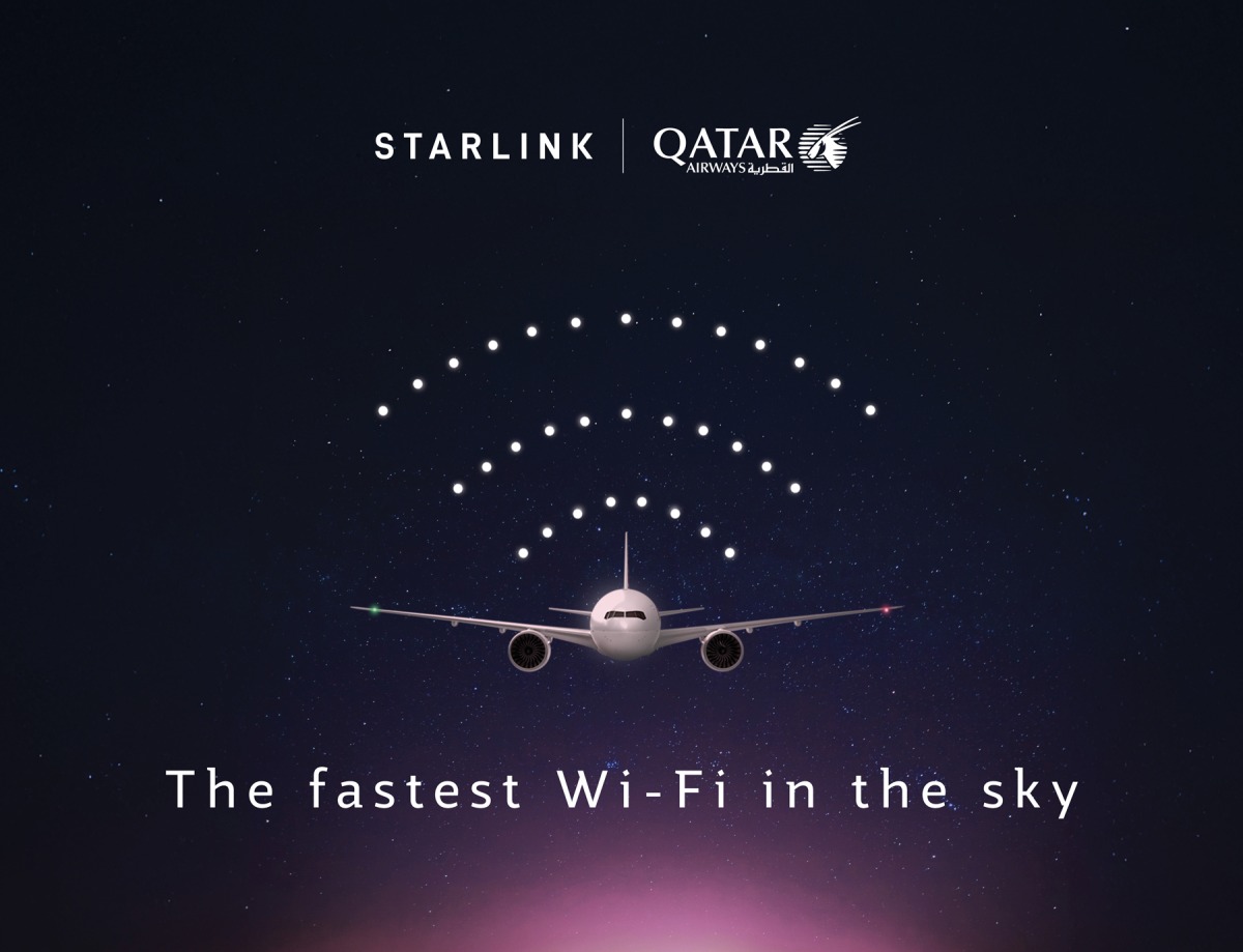 Qatar Airways First to Offer Elon Musk’s Starlink WiFi on Boeing 777 Flights