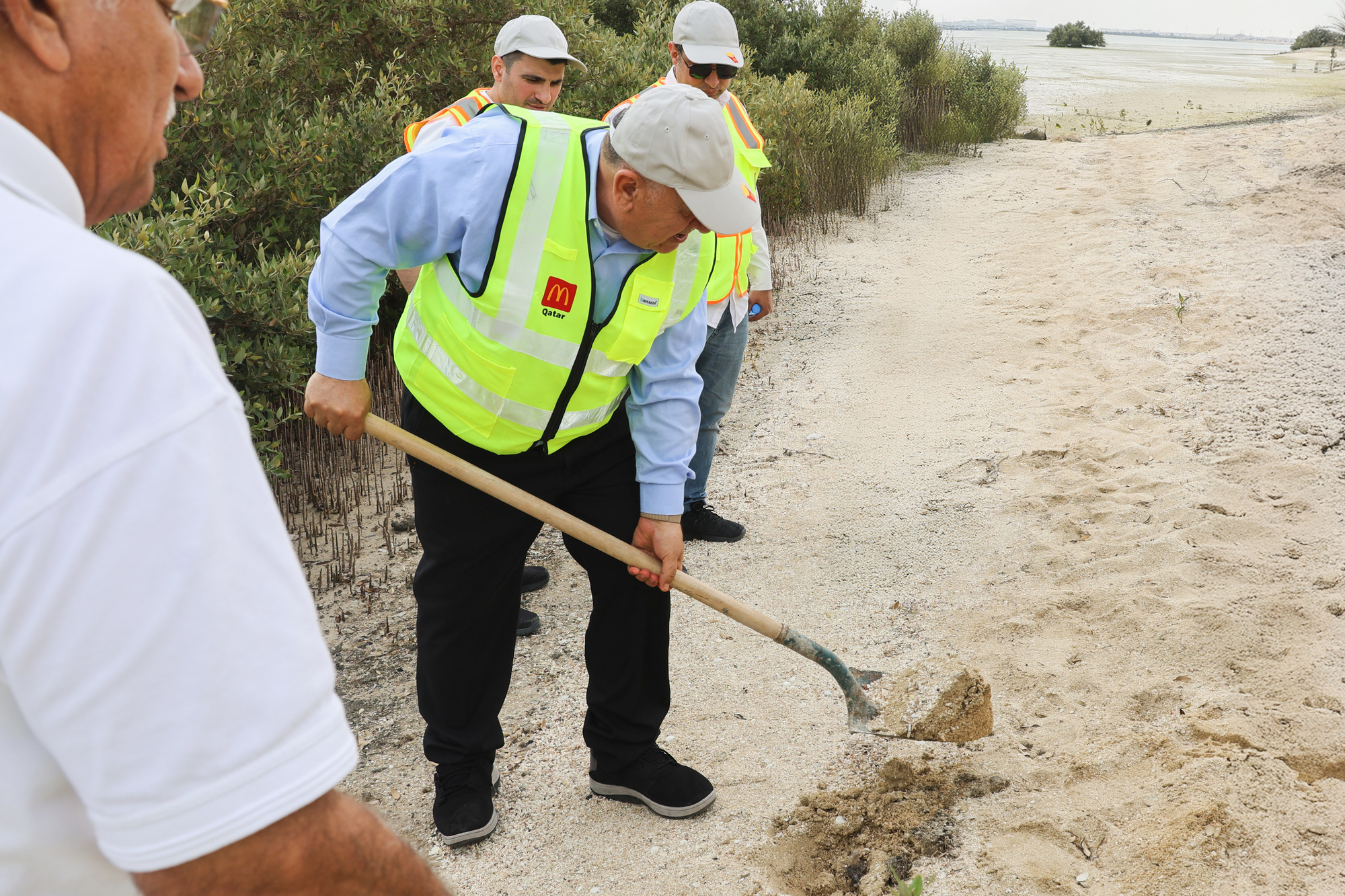 McDonald’s Qatar Employees Unite for Environmental Action, Planting Mangroves and Cleaning Beaches