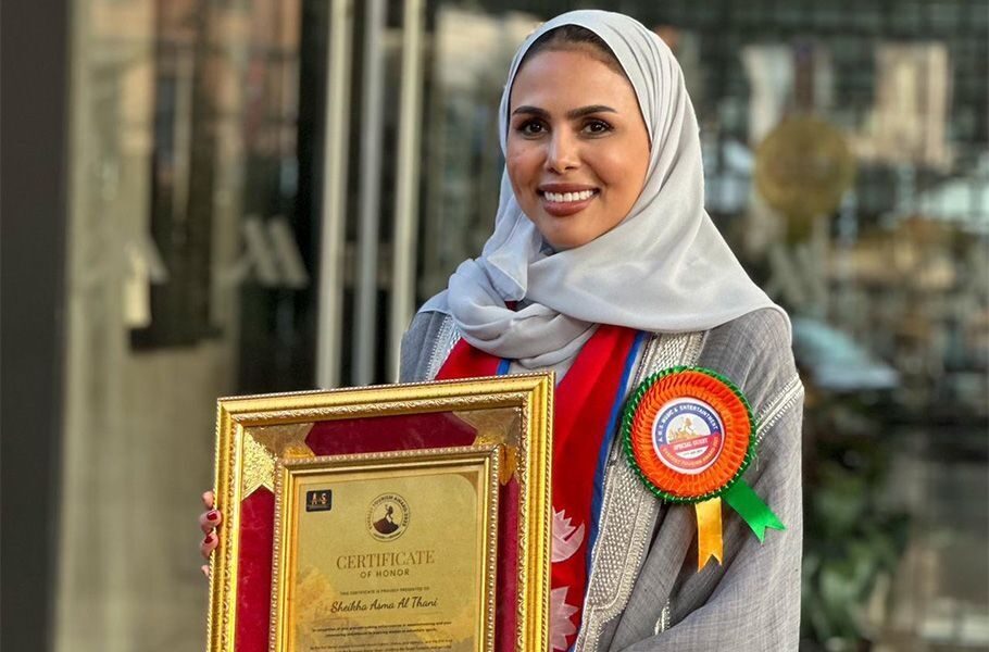 Sheikha Asma Al Thani Honoured at Everest Awards